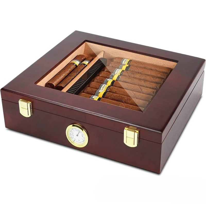 Home Fragrance Maple Walnut - Caixa de umidificador de charuto com