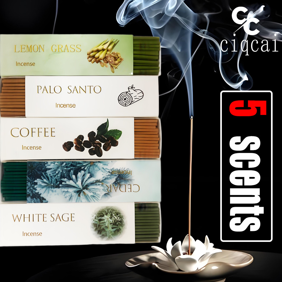 Quality Home Fragrance - 【5 sabores】Bastões de incenso grossos de