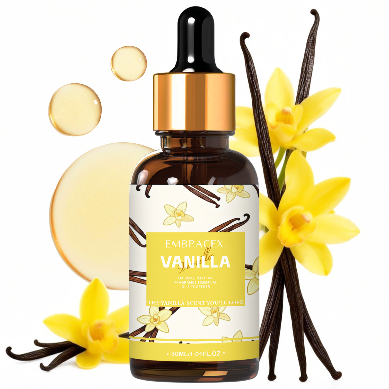 Essential Oil Blend - Óleo essencial de baunilha 30ml para