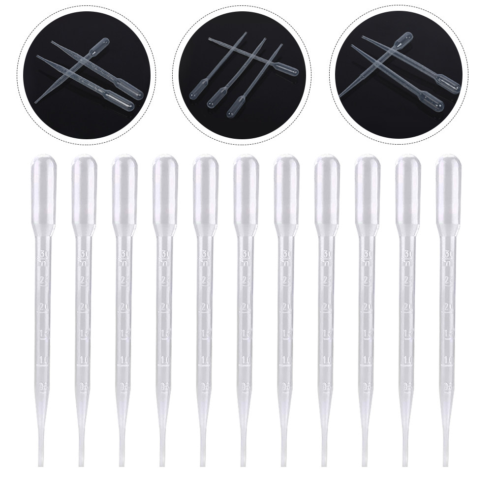 Essential Oil Blend - 300 Peças de Pipetas Plásticas de