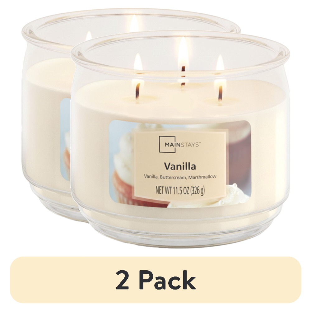 Home Fragrance Vanilla Scented Candle - Vela Aromática em Frasco de Vidro