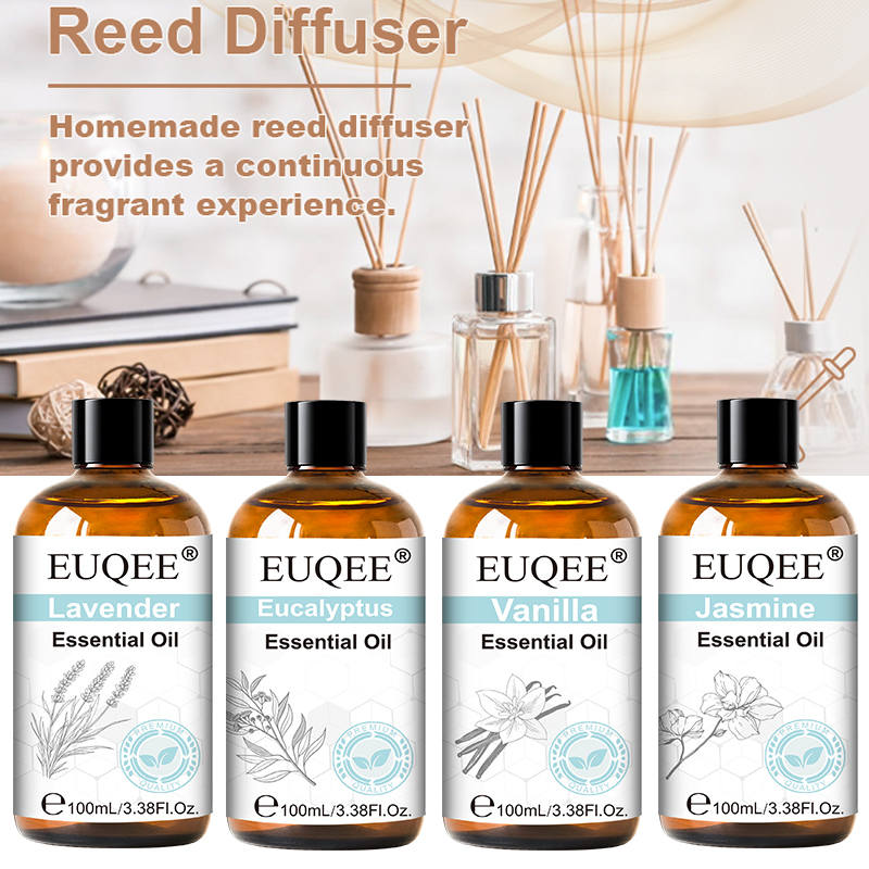 Essential Oil Blend - Óleo essencial 100ml com conta-gotas, óleo