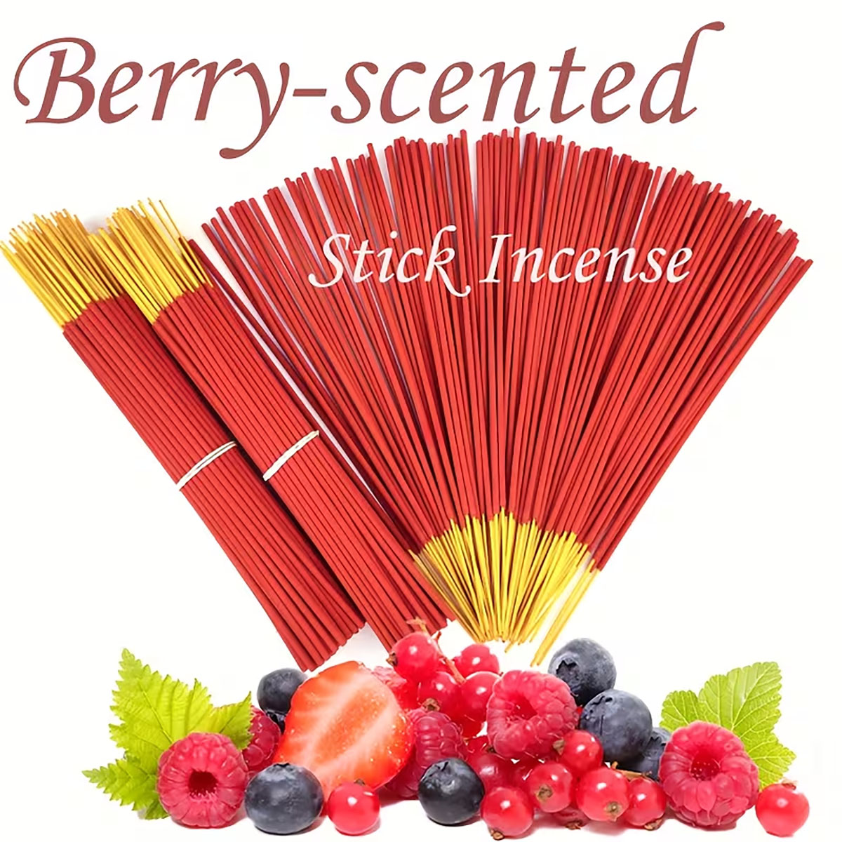Quality Home Fragrance - Bastão de Incenso de Morango Selvagem