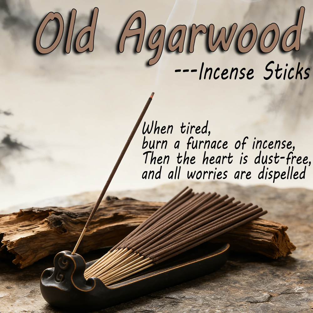 Quality Home Fragrance - Varetas de Incenso de Agarwood Envelhecido