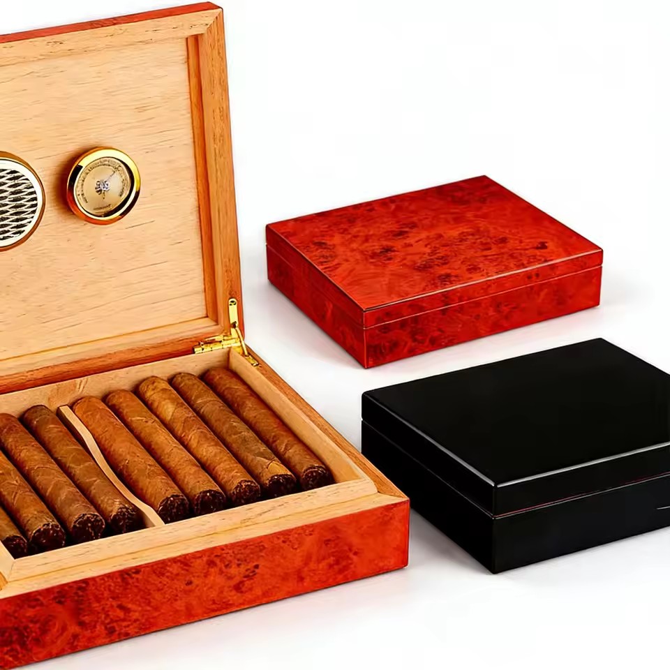 Home Fragrance Maple Walnut - Galiner clássico charuto humidor caixa de