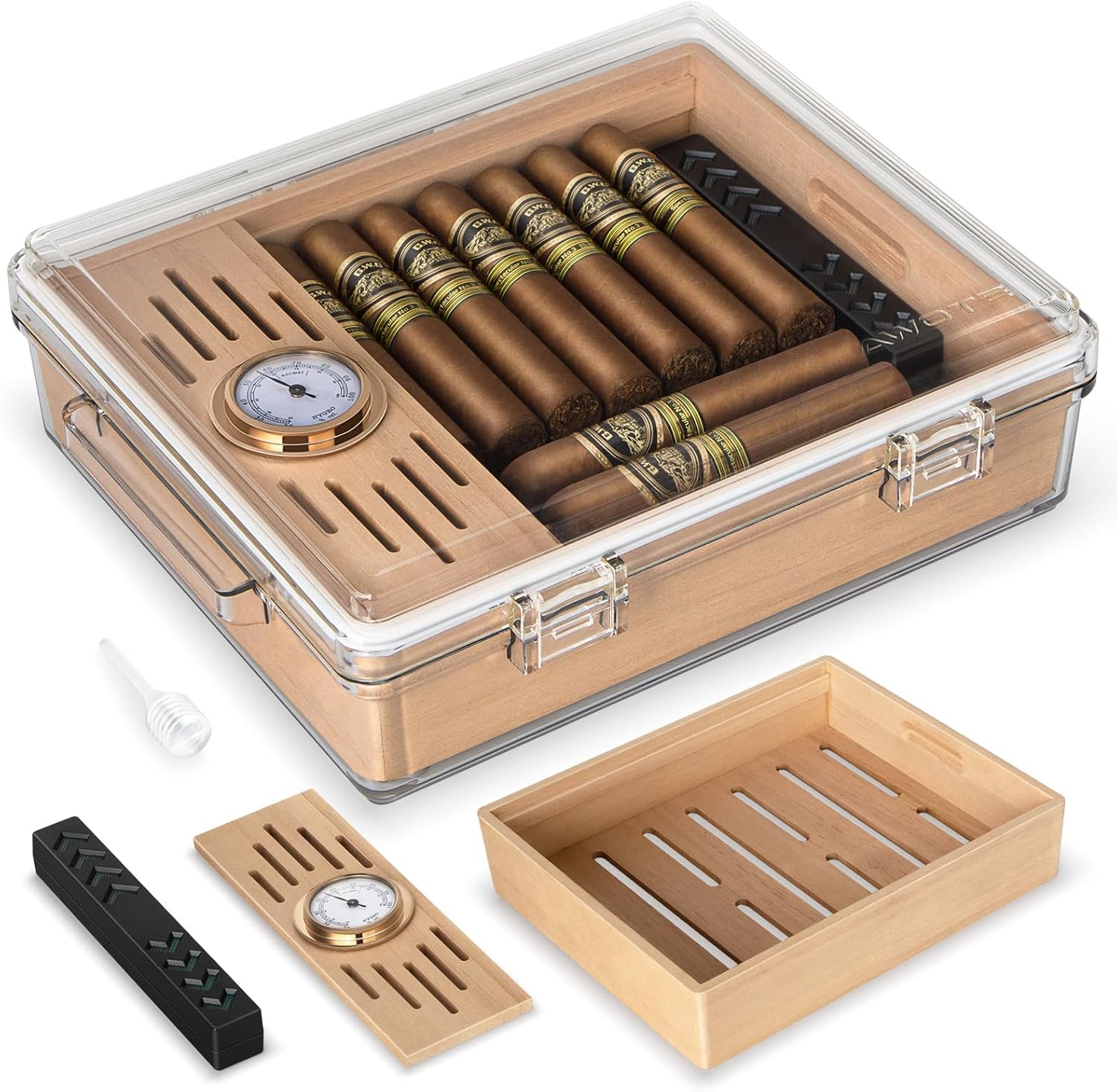 Home Fragrance Maple Walnut - Umidificador de Cigarros em Acrílico, Caixa