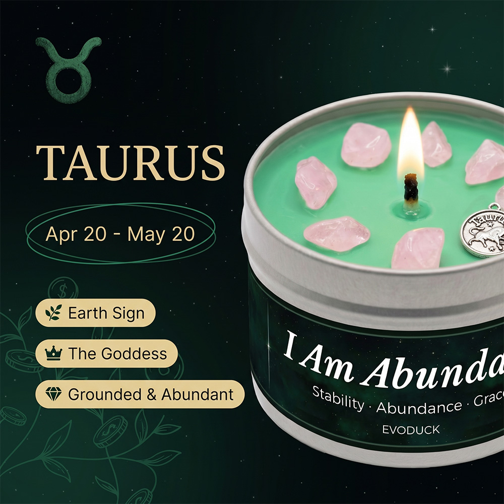 Vela Aromática Aurus Zodiac, B - Home Fragrance Vanilla Scented Candle avaliação e preço