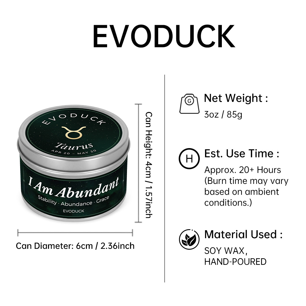 Vela Aromática Aurus Zodiac, B - Home Fragrance Vanilla Scented Candle avaliação e preço