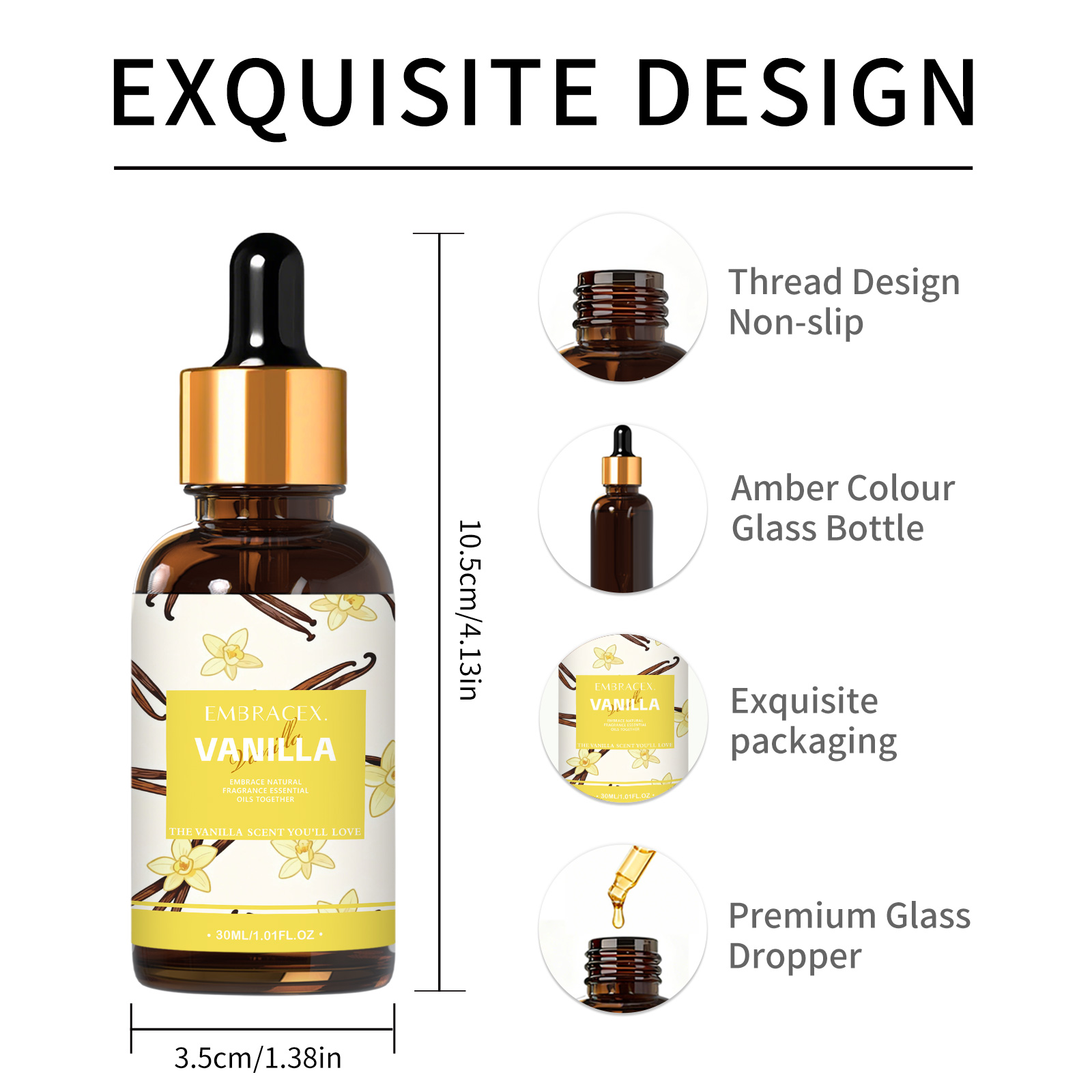 Óleo essencial de baunilha 30m - Essential Oil Blend avaliação e preço