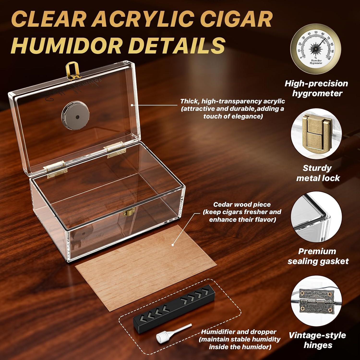 Umidificador de Cigarros de Ac - Home Fragrance Maple Walnut avaliação e preço