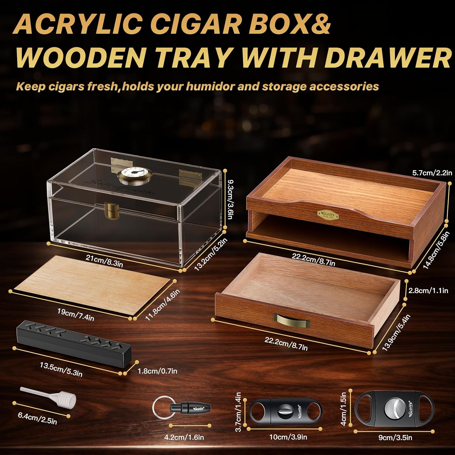 Umidificador de Cigarros de Ac - Home Fragrance Maple Walnut avaliação e preço