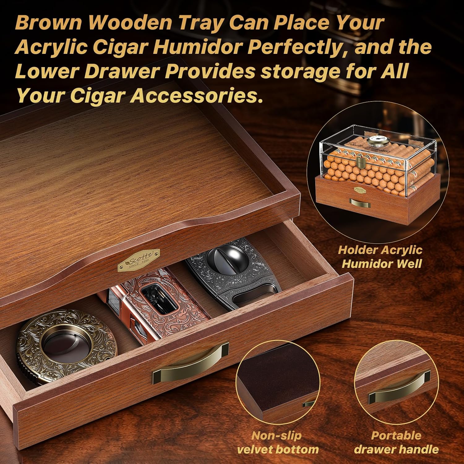 Umidificador de Cigarros de Ac - Home Fragrance Maple Walnut avaliação e preço