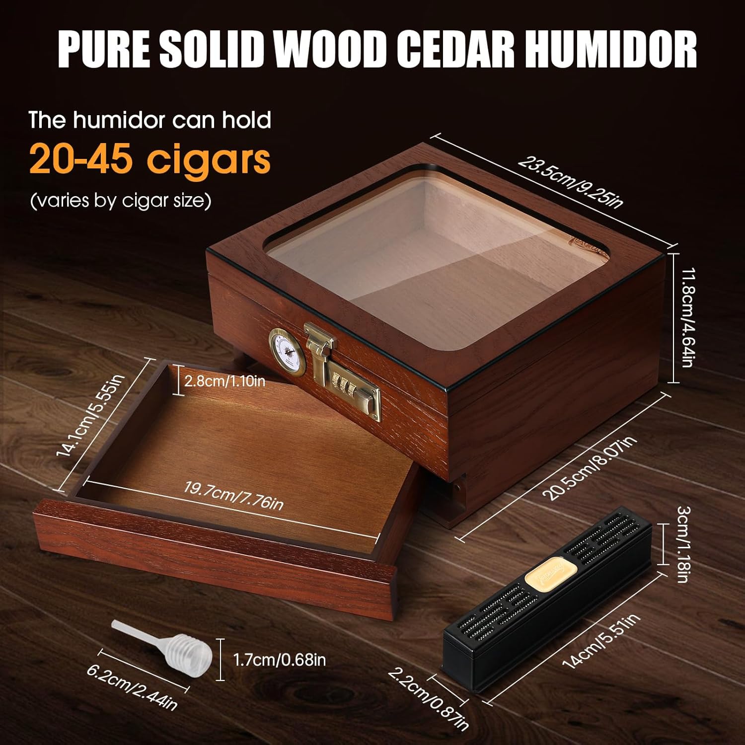 Umidificador de Charutos, Caix - Home Fragrance Maple Walnut avaliação e preço