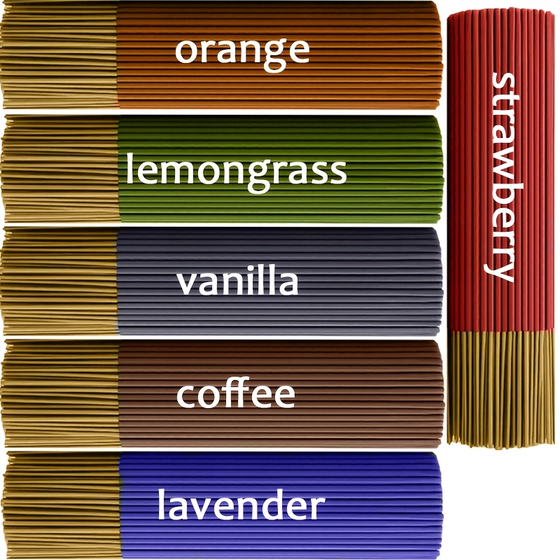 6 tipos de varas de aromaterap - Home Fragrance Vanilla Scented Candle avaliação e preço