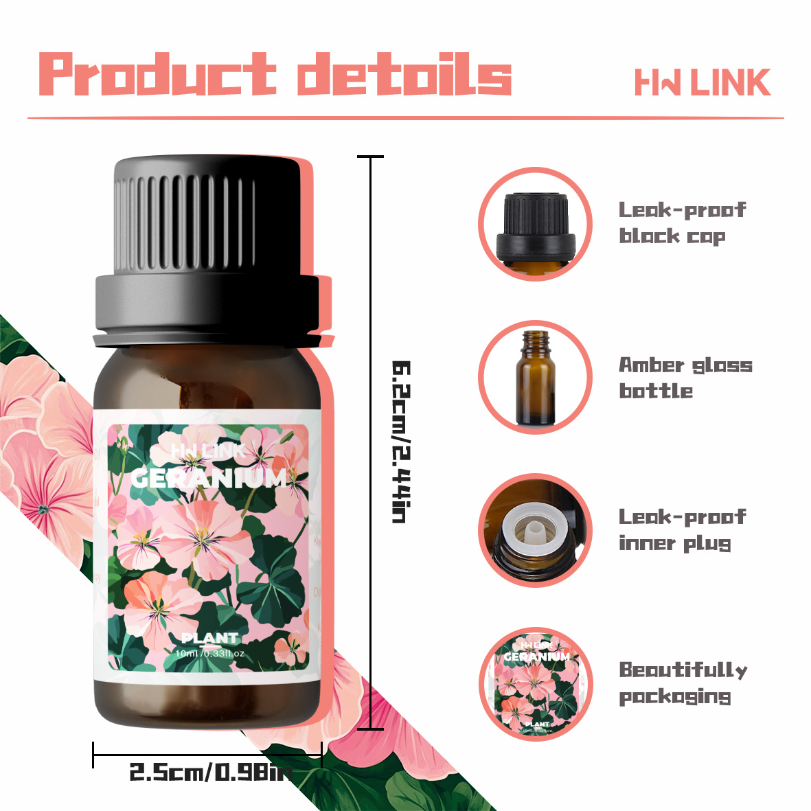 Óleo Essencial de Gerânio 10ml - Essential Oil Blend avaliação e preço