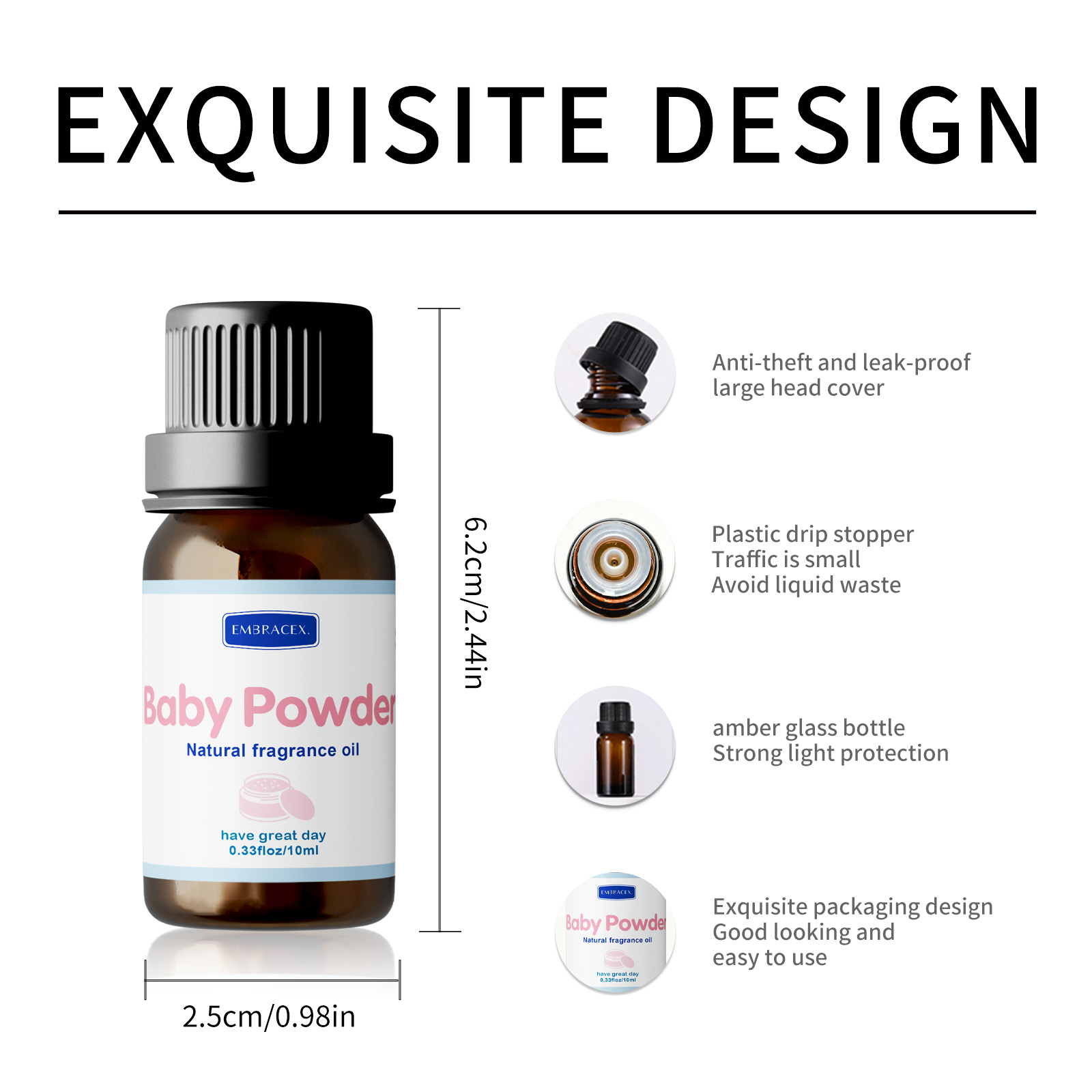 Óleo Essencial de Pó de Bebê 1 - Essential Oil Blend avaliação e preço